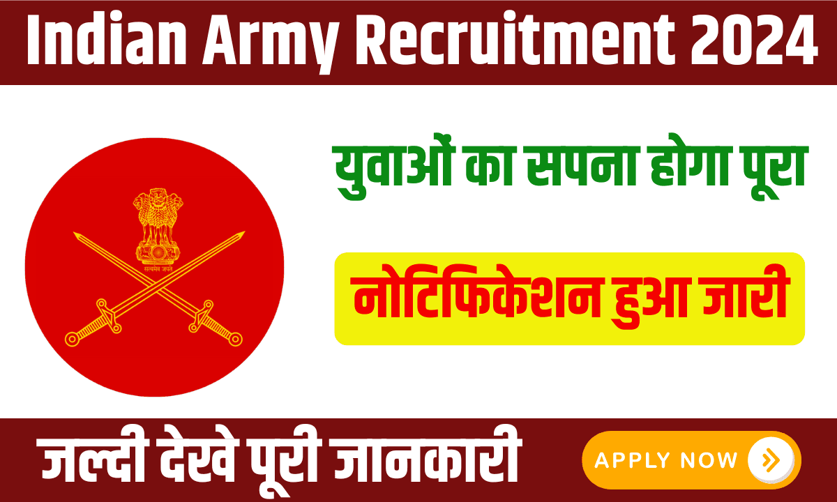 Indian Army Recruitment 2024